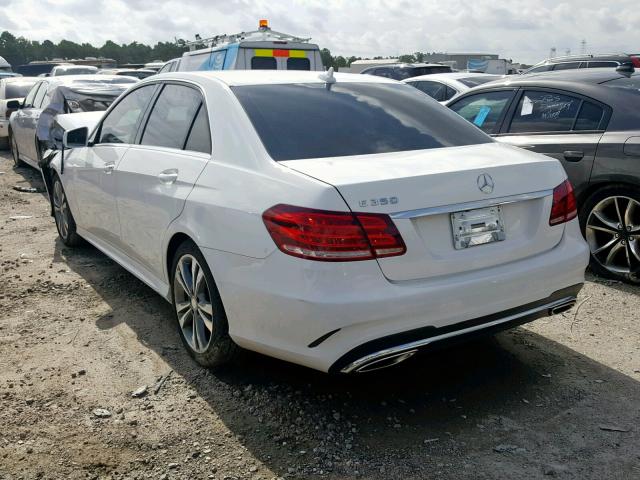 WDDHF5KB0EA966630 - 2014 MERCEDES-BENZ E 350 WHITE photo 3