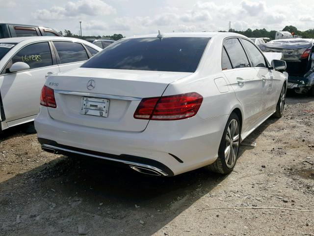 WDDHF5KB0EA966630 - 2014 MERCEDES-BENZ E 350 WHITE photo 4