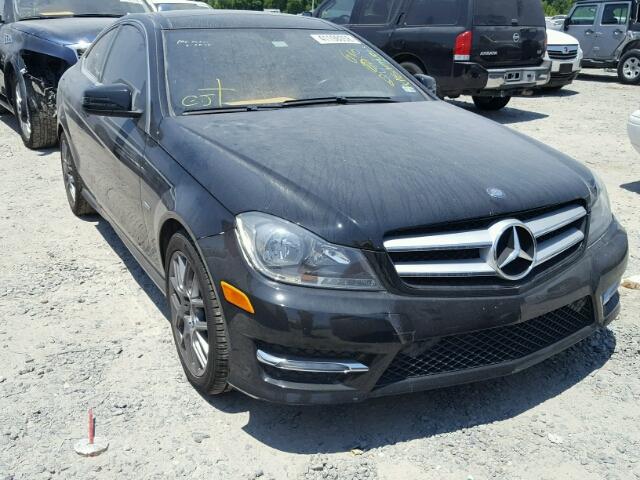 WDDGJ4HB0CF900283 - 2012 MERCEDES-BENZ C 250 BLACK photo 1