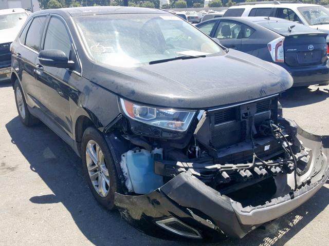 2FMPK3J84FBB09353 - 2015 FORD EDGE SEL BLACK photo 1