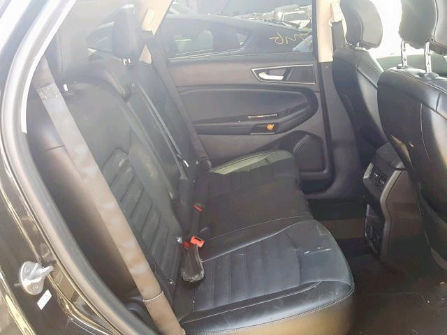 2FMPK3J84FBB09353 - 2015 FORD EDGE SEL BLACK photo 6