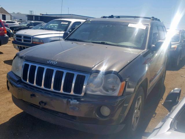 1J4HR58N56C228292 - 2006 JEEP GRAND CHER GRAY photo 2