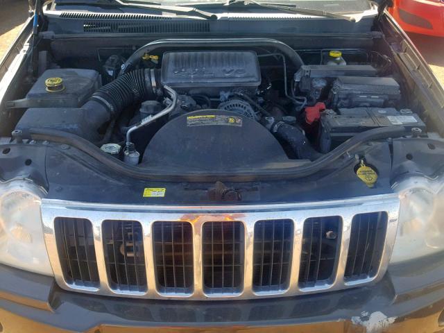 1J4HR58N56C228292 - 2006 JEEP GRAND CHER GRAY photo 7