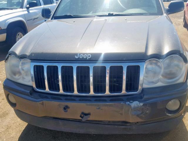 1J4HR58N56C228292 - 2006 JEEP GRAND CHER GRAY photo 9