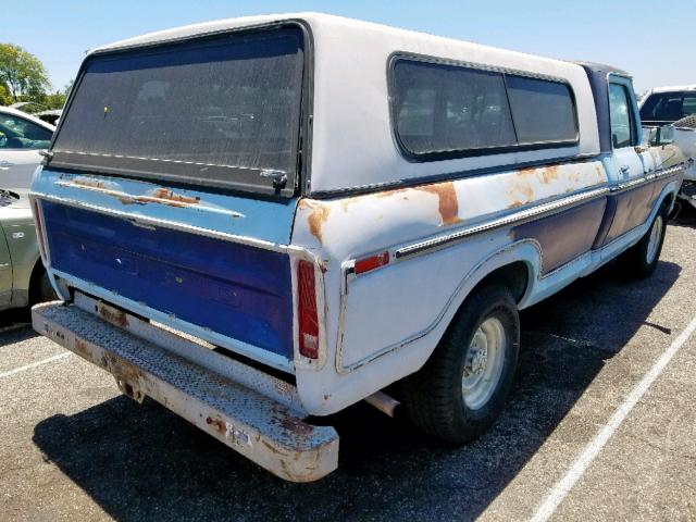 000000F25VR061908 - 1977 FORD PICK UP BLUE photo 4