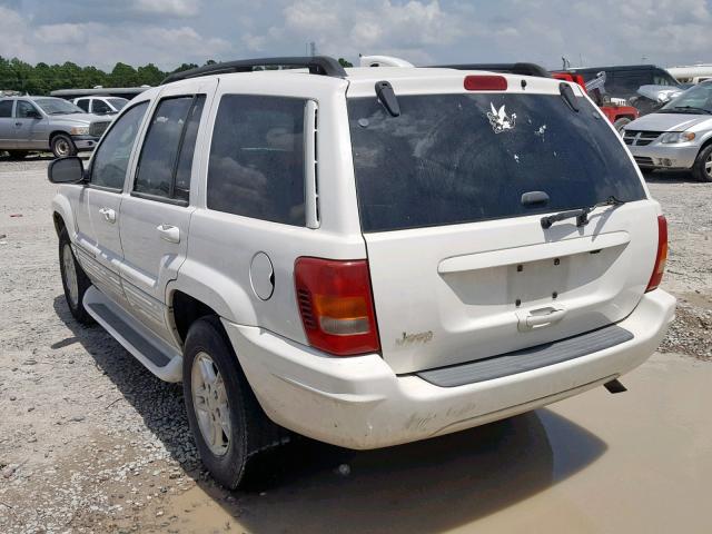 1J4GX58S02C176779 - 2002 JEEP GRAND CHER WHITE photo 3