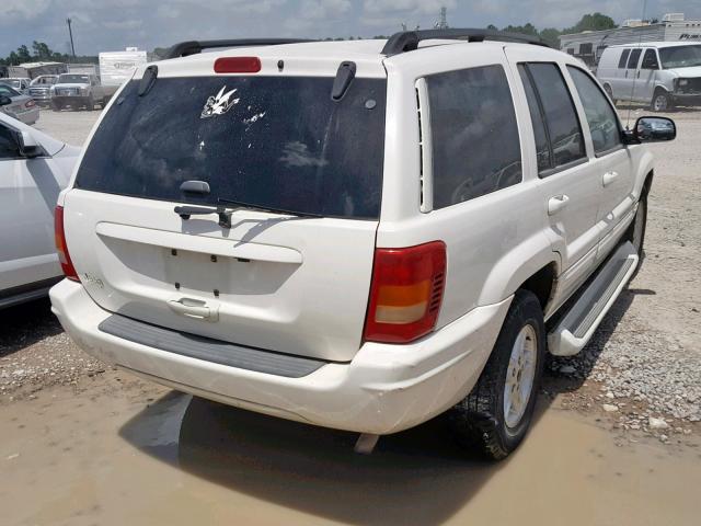 1J4GX58S02C176779 - 2002 JEEP GRAND CHER WHITE photo 4