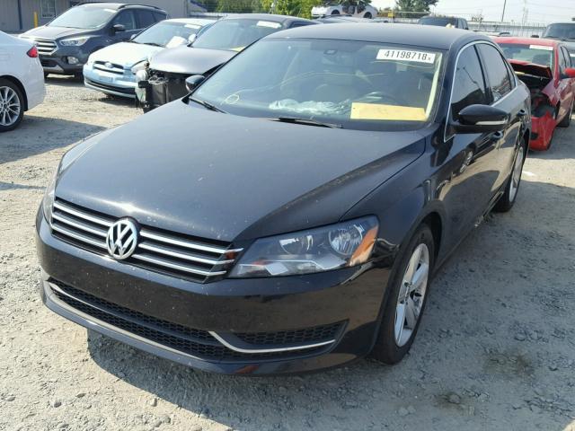 1VWBP7A34DC014863 - 2013 VOLKSWAGEN PASSAT SE BLACK photo 2