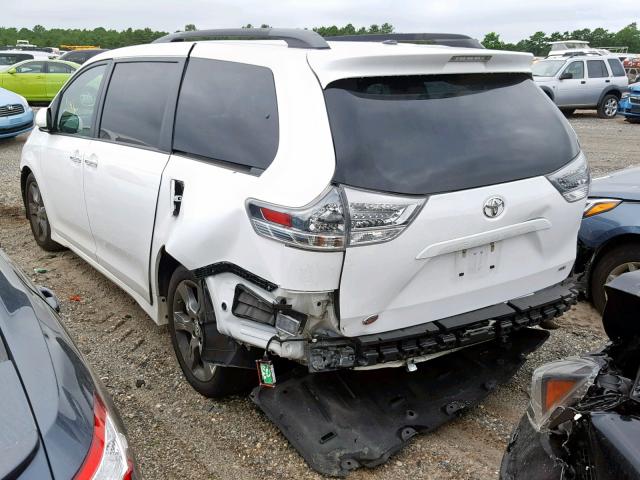 5TDXK3DC3FS675362 - 2015 TOYOTA SIENNA SPO WHITE photo 3