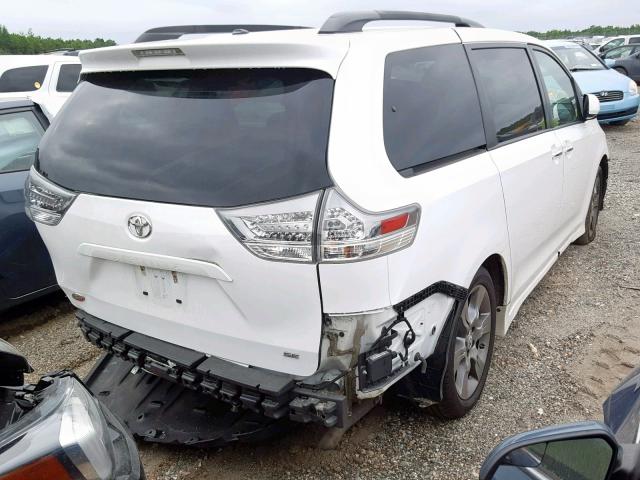 5TDXK3DC3FS675362 - 2015 TOYOTA SIENNA SPO WHITE photo 4