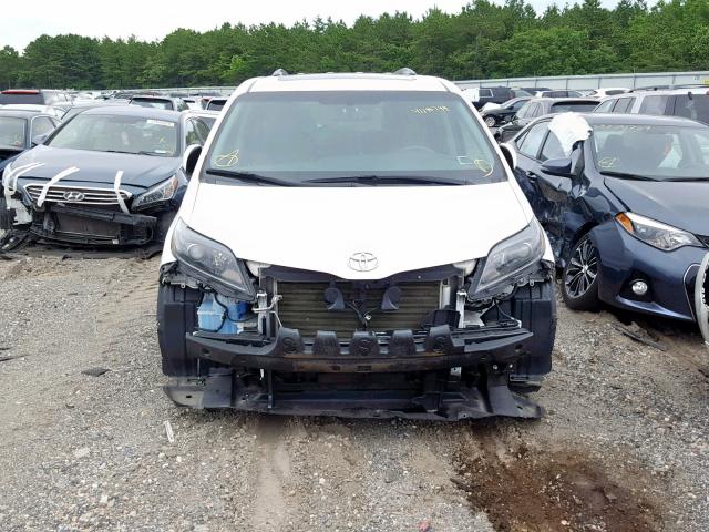 5TDXK3DC3FS675362 - 2015 TOYOTA SIENNA SPO WHITE photo 9