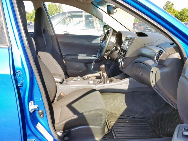 JF1GE75678G516516 - 2008 SUBARU IMPREZA WR BLUE photo 5