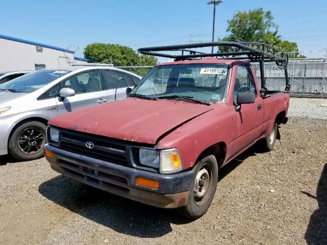 4TARN81A9SZ328039 - 1995 TOYOTA PICKUP 1/2 RED photo 2