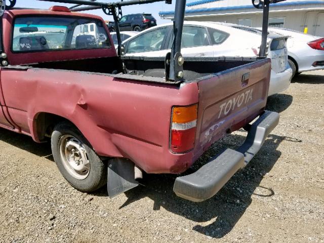 4TARN81A9SZ328039 - 1995 TOYOTA PICKUP 1/2 RED photo 9