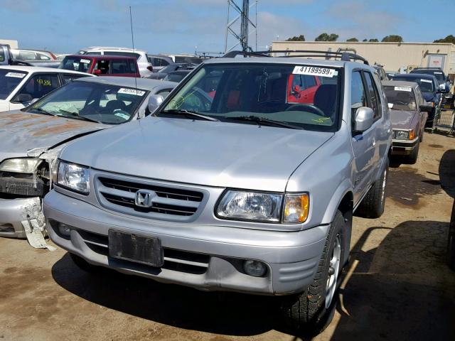 4S6DM58W6Y4411812 - 2000 HONDA PASSPORT E SILVER photo 2