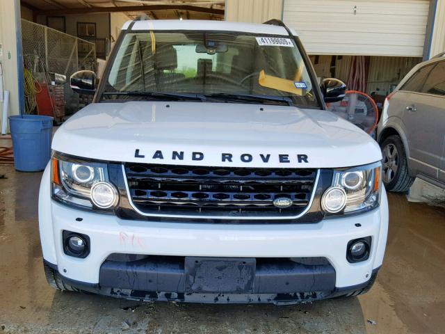 SALAG2V65FA767041 - 2015 LAND ROVER LR4 HSE WHITE photo 9