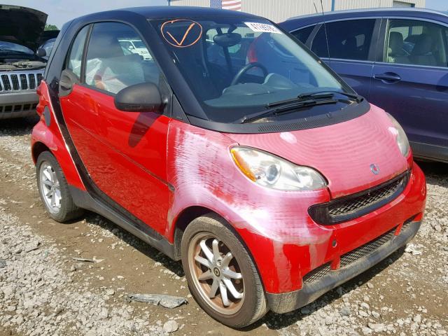WMEEJ31X19K273449 - 2009 SMART FORTWO PUR RED photo 1