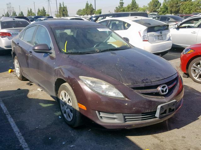 1YVHZ8BH1A5M03901 - 2010 MAZDA 6 I BURGUNDY photo 1