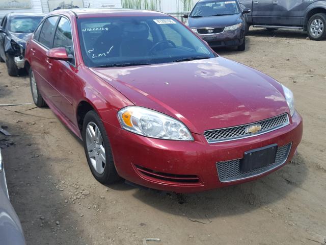 2G1WB5E38E1119438 - 2014 CHEVROLET IMPALA LIM RED photo 1