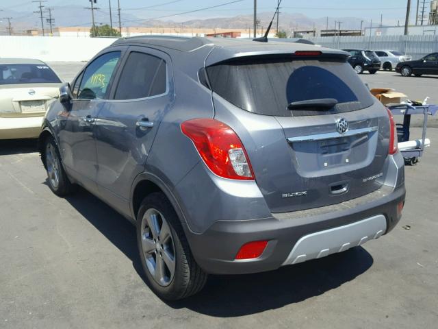 KL4CJASB5EB697752 - 2014 BUICK ENCORE GRAY photo 3