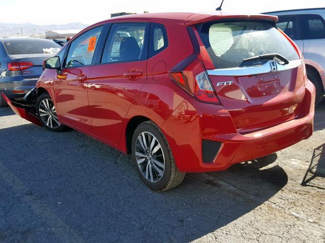 3HGGK5H89FM739665 - 2015 HONDA FIT EX RED photo 3