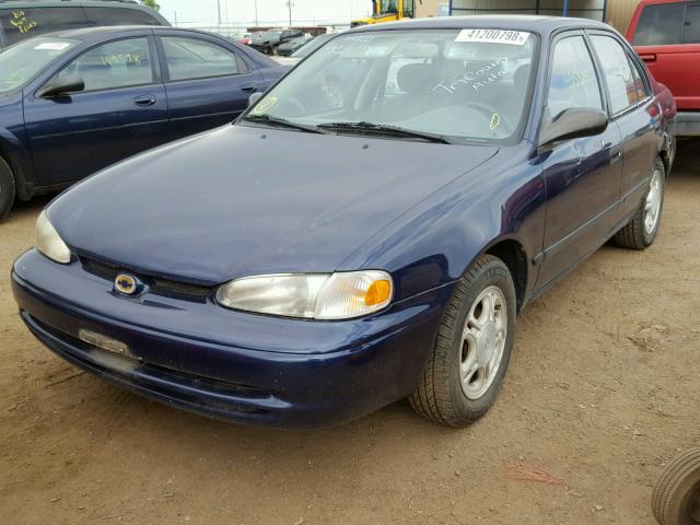 1Y1SK5287WZ443653 - 1998 CHEVROLET GEO PRIZM 蓝色 照片 2
