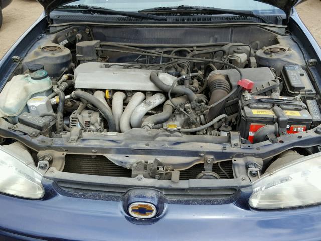 1Y1SK5287WZ443653 - 1998 CHEVROLET GEO PRIZM 蓝色 照片 7