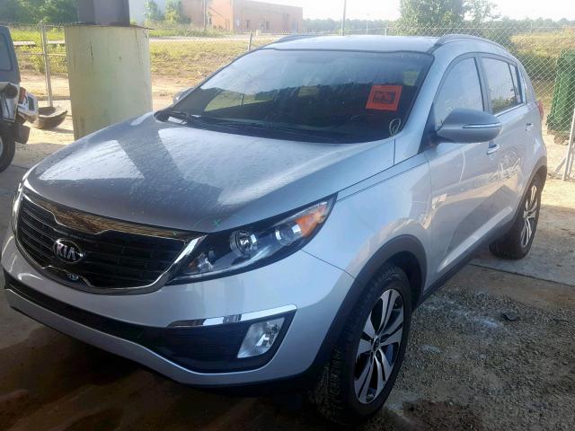 KNDPC3A24D7474411 - 2013 KIA SPORTAGE E SILVER photo 2