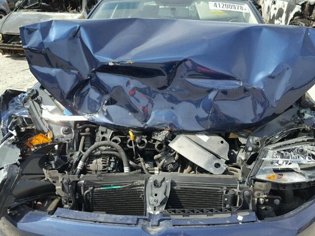 3VW2K7AJ9DM429396 - 2013 VOLKSWAGEN JETTA BASE BLUE photo 7