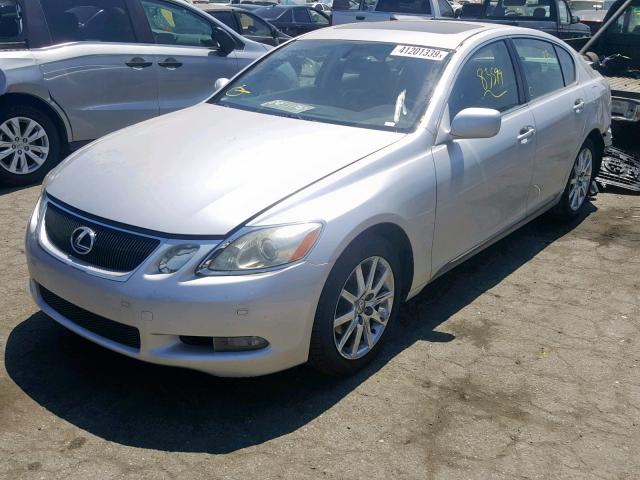 JTHCH96S160012314 - 2006 LEXUS GS 300 SILVER photo 2