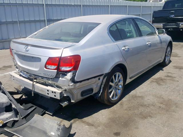 JTHCH96S160012314 - 2006 LEXUS GS 300 SILVER photo 4