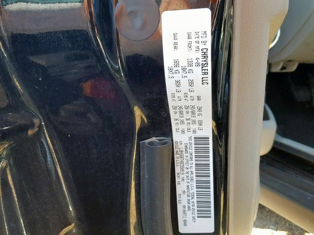 1J8HG68T49C550919 - 2009 JEEP COMMANDER 黑色 照片 10