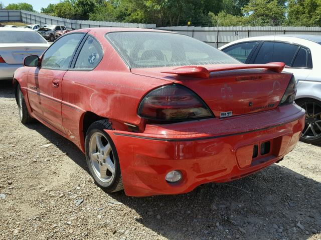 1G2NW12E61M507664 - 2001 PONTIAC GRAND AM G RED photo 3