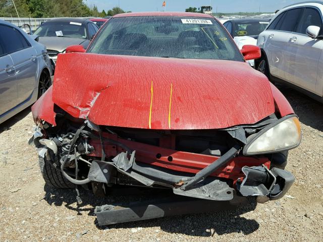 1G2NW12E61M507664 - 2001 PONTIAC GRAND AM G RED photo 7