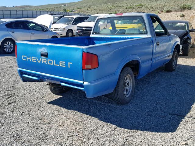 1GCCS1444R8242105 - 1994 CHEVROLET S TRUCK S1 BLUE photo 4