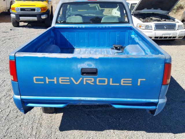 1GCCS1444R8242105 - 1994 CHEVROLET S TRUCK S1 BLUE photo 6