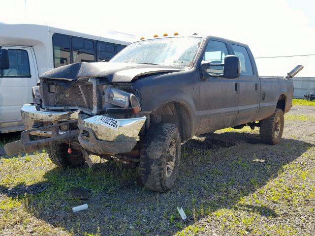 1FTSW31P53EC42360 - 2003 FORD F350 SRW S BLACK photo 2