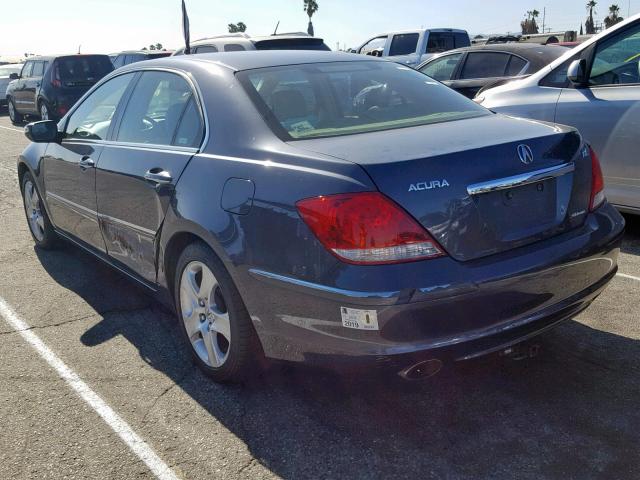 JH4KB16618C001073 - 2008 ACURA RL CHARCOAL photo 3