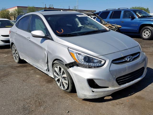 KMHCU4AE3GU017540 - 2016 HYUNDAI ACCENT SE SILVER photo 1