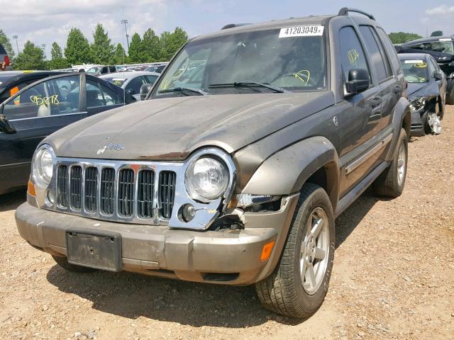 1J4GL58K85W617623 - 2005 JEEP LIBERTY LI GRAY photo 2