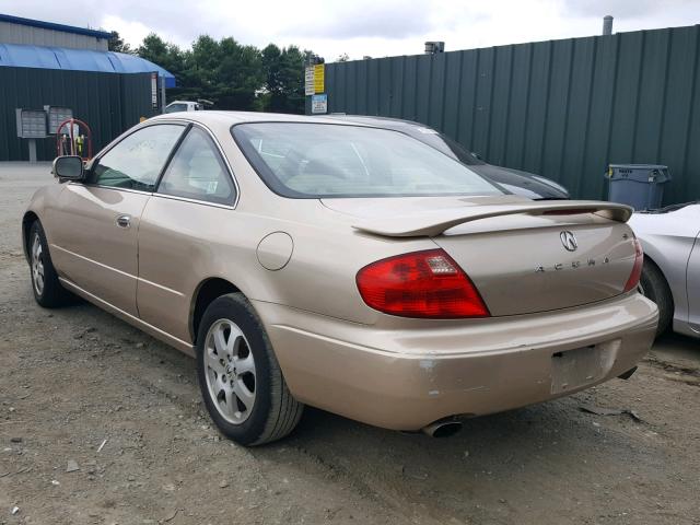 19UYA42531A026816 - 2001 ACURA 3.2CL GOLD photo 3