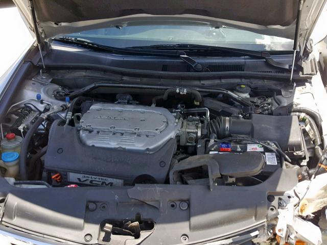 1HGCP36889A005740 - 2009 HONDA ACCORD EXL SILVER photo 7