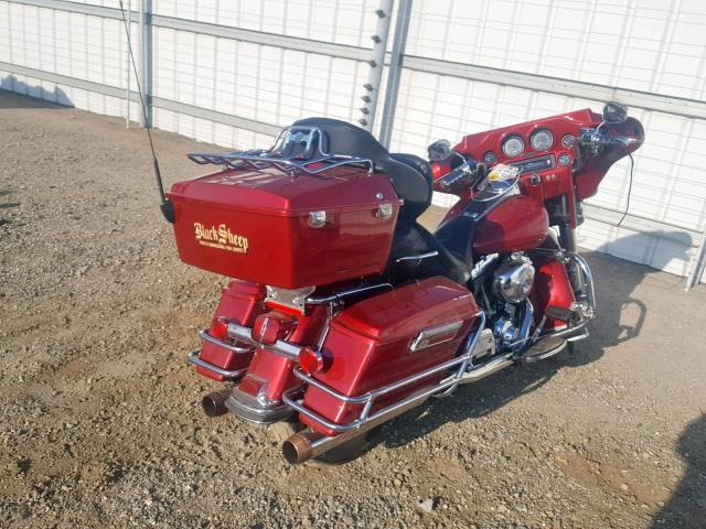 1HD1FFW313Y634851 - 2003 HARLEY-DAVIDSON FLHTCI BURGUNDY photo 4