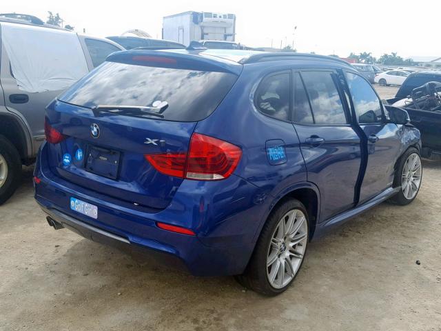 WBAVM1C59EVW53330 - 2014 BMW X1 SDRIVE2 BLUE photo 4