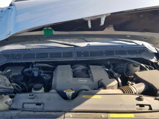 1N6AA07B54N572681 - 2004 NISSAN TITAN SILVER photo 7