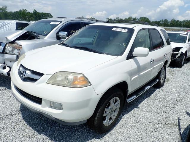 2HNYD18696H550849 - 2006 ACURA MDX TOURIN WHITE photo 2