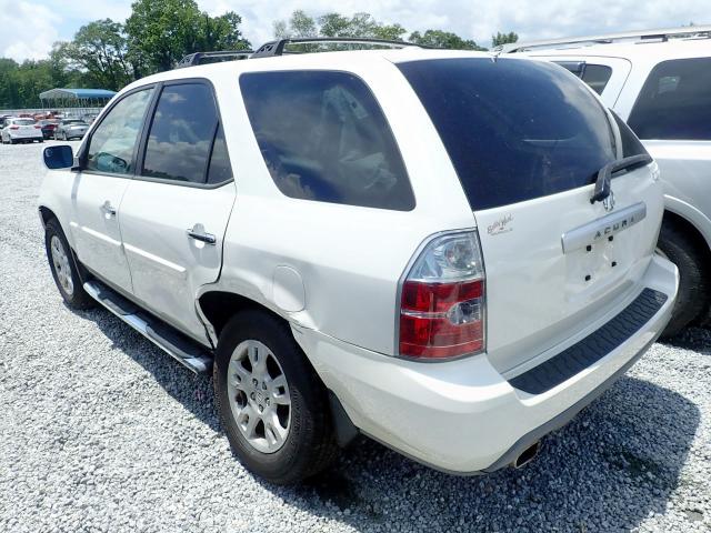 2HNYD18696H550849 - 2006 ACURA MDX TOURIN WHITE photo 3