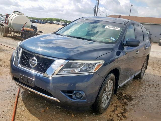 5N1AR2MN0EC674839 - 2014 NISSAN PATHFINDER GRAY photo 2