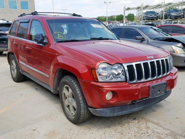 1J8HR58275C645447 - 2005 JEEP GRAND CHER MAROON photo 1