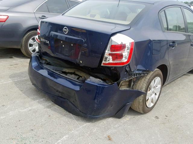 3N1AB61E28L721059 - 2008 NISSAN SENTRA 2.0 BLACK photo 9